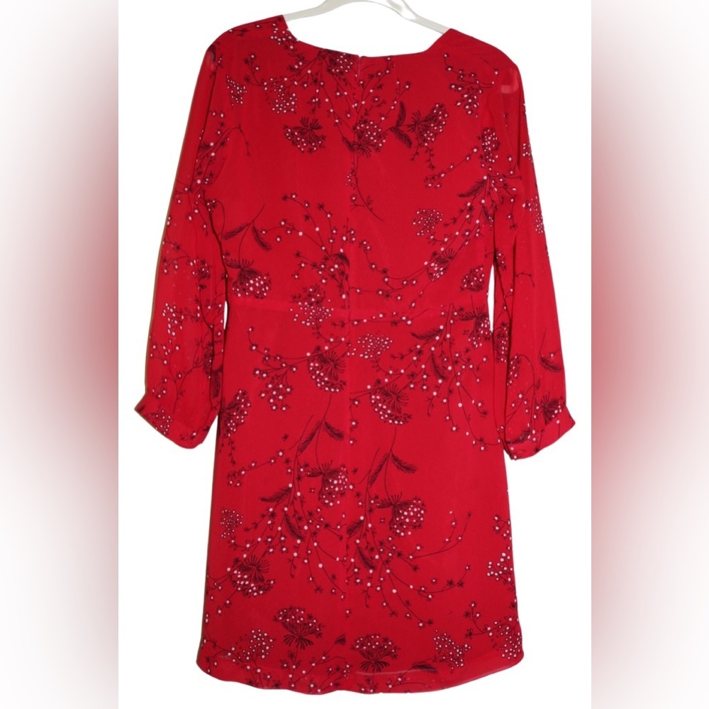 Madewell Hazelwood Wrap-Front Mini Dress in Windswept Floral - Picture 6 of 12